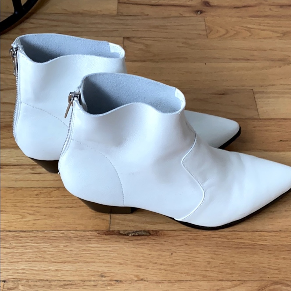 White booties